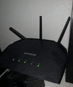 NETGEAR 4-Stream WiFi 6 Router (R6700AX) – AX1800 Wireless Speed (Up to 1.8 Gbps) | Coverage up to 1,500 sq. ft., 20 devices AX WiFi 6 41 71fM7GM6emL