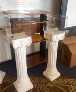 Source One Premium Acrylic Cube Donation Box with Deluxe Rear Open Door and Cam Lock Suggestion Box 10 Inch 11 71fM8NLRE0L