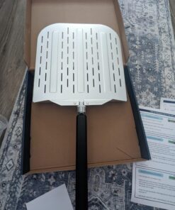 neatNuseful Pizza Peel 12 inch with Long Foldable Handle – Aluminum Pizza Paddle – Pizza Spatula or Pizza Turning Peel – Pizza Oven Accessories – For Baking Dough, Bread and Pastry 36 71fN1bGtPuL