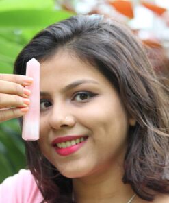 Jet Genuine Rose Quartz Obelisk Tower Booklet Jet International Crystal Therapy Jumbo Facet Aura Rock Crystal Natural 13 71fNXEZPXYL