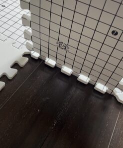 Hephaestus Crafts Blocking Mats for Knitting - Pack of 9 GRAY Blocking Boards with Grids for Needlepoint or Crochet. 150 T-pins 34 71fNpMQEffL