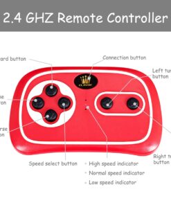 Costzon Kids Ride On Car, 12V Licensed Audi TT RS, Battery Powered Electric Ride On Vehicle w/Parental Remote Control, MP3, Lights, Horn, Opened Doors, High/Low Speeds, White 27 71fOCC9YwIL