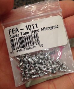 UnCommon Artistry Bullet Clutches Silver Plated for Post Earrings (50) 7 71fOkV2gqhL