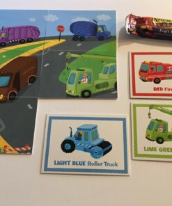 Peaceable Kingdom Floor Puzzle and Matching Game 2 in 1 Educational Activity for Kids 2 Years and Up - Trucks 22 71fPjXlrixL