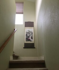 Grace Art Asian Wall Scroll, Beautiful Mountain River Scene 55" x 18" 11 71fQPh9az3L