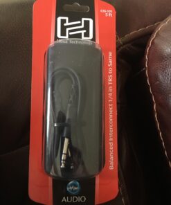 Alternative view of Hosa CSS-105 1/4" TRS to 1/4" TRS Balanced Interconnect Cable, 5 Feet