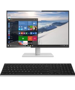 Arteck 2.4G Wireless Keyboard Stainless Steel Ultra Slim Full Size Keyboard with Numeric Keypad for Computer/Desktop/PC/Laptop/Surface/Smart TV and Windows 10/8/ 7 Built in Rechargeable Battery 31 71fQof8uwNL