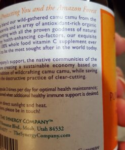 PURE SYNERGY Pure Radiance C | Organic Vitamin C Capsules | 100% Natural, Whole Food, Non-GMO Supplement with Camu Camu Extract | for Immune and Collagen Support (90 Capsules) 39 71fR2fqKv0L