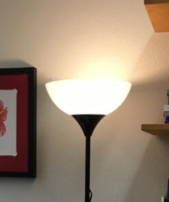 IKEA 101.398.79 NOT Floor Uplight Lamp, 69", Black 25 71fRFV4FqkL