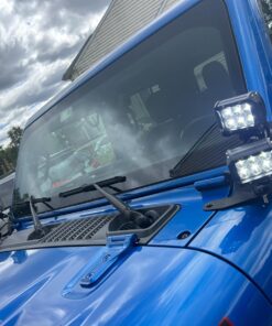 Nilight - 60001S-C LED Light Bar 4PCS 18W 1260lm Spot LED Pods Driving Fog Light Off Road Lights Bar Jeep Lamp,2 Years Warranty 4PCS 18W Light Bar 39 71fS0T8h1XL