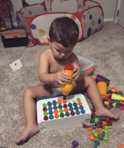 Educational Insights Design & Drill Take-Along Toolkit, 66 Piece Set with Drill Toy, Kids Drill Sets, STEM Toy, for Boys & Girls, Ages 3+ 17 71fSNfyY18L