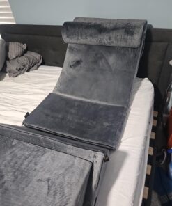 Homemate 6 PCS Orthopedic Bed Wedge Pillow Set,Post Surgery Foam Pillow for Neck, Back and Leg Pain Relief, Triangle Sit Up Pillow Adjustable- Anti Snoring, Heartburn, Acid Reflux & GERD Sleeping Grey 25 71fThzBhPLL