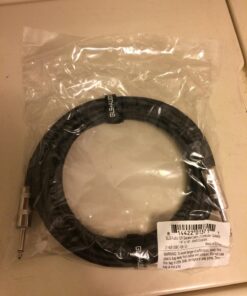 GLS Audio Speaker Cable 1/4" to 1/4" - 12 AWG Professional Bass/Guitar Speaker Cable for Amp - Black, 12 Ft. 12 feet 12 71fTvSWsCUL