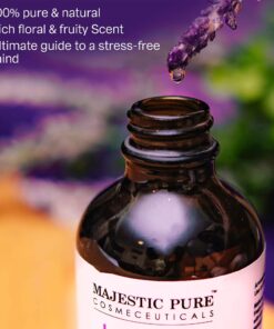 Majestic Pure Lavender Essential Oil with Premium Grade, for Aromatherapy, Massage and Topical uses, 4 fl oz 4 Fl Oz (Pack of 1) 28 71fU 23raaL