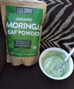 FGO Organic Moringa Oleifera Leaf Powder, 100% Raw from India, 16oz (Pack of 1) 1 Pound (Pack of 1) 37 71fU1LuTAL