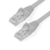 StarTech.com 8ft CAT6 Ethernet Cable - Gray CAT 6 Gigabit Ethernet Wire -650MHz 100W PoE RJ45 UTP Network/Patch Cord Snagless w/Strain Relief Fluke Tested/Wiring is UL Certified/TIA (N6PATCH8GR) 8 ft / 2.4 m 1 Pack 35 71fUQIFRGcL