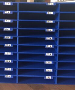 Pacon Classroom Keepers 30-Slot Mailbox, Blue (001318) 38 71fVJWecfHL