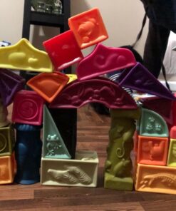 B. toys- Alphabetical Sort & Stack Developmental Baby Blocks- 26 soft blocks for kids & babys- Elemenosqueeze- 6 months + Baby Blocks Set 1 51 71fVR3UB0ML