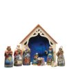 Jim Shore Heartwood Creek 9-Piece Mini Nativity Set Stone Resin Figurine, 9.75” 55 71fVShj3IqL