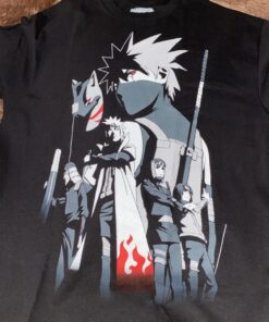 Ripple Junction Naruto Shippuden Men's Short Sleeve T-Shirt Kakashi Hatake Story Anbu Hokage Cloak Crew Officially Licensed Medium Black 13 71fW6QEXAkL
