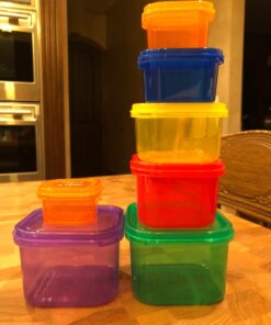 21 Day Portion Control Containers Kit - Nutrition Diet, Multi-Color Coded Weight Loss System. Complete Guide + PDF Planner + Recipe eBook and Tape Measure - BPA Free - 7 PC Labeled 7 Piece - Labeled 38 71fWBd ZlXL