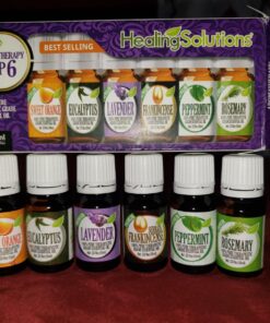 Aromatherapy Top 6-100% Pure Therapeutic Grade Basic Sampler Essential Oil Gift Set- 6/10 ml Kit Classic Aromatherpy Sets 0.33 Fl Oz (Pack of 6) 28 71fWH1FDF4L