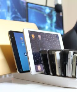 Alxum iPad Charging Station for Multiple Devices, 96W 10 Port Cell Phone Charging Station Organizer,USB Fast Charger Dock Compatible w iPad/iPhone/Android/Kindle/Fire/Kindle Tablet, UL Certified,White 88 71fWIlNhOsL