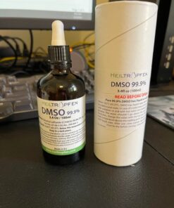 Low odor DMSO - Dimethyl sulfoxide liquid 3.4 Oz - 100 ml | Pharmaceutical grade ingredient | High purity | Heiltropfen® 27 71fWyBnT5KL