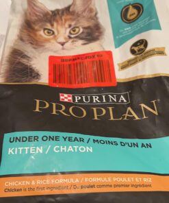 Purina Pro Plan With Probiotics, High Protein Dry Kitten Food, Chicken & Rice Formula - 7 lb. Bag 30 71fXAHjTvvL