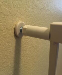 Summer Infant Multi-Use Decorative Extra Tall Safety Pet and Baby Gate,28.5'-48' Wide, 36' Tall,Pressure or Hardware Mounted, Install on Wall or Banister in Doorway or Stairway,Auto Close Door -Beige 36" Tall, 28.5 - 48.0" Wide Beige 59 71fXNpiV BL