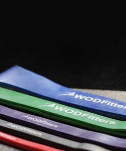 WODFitters Pull Up Assistance Band for Stretching, Mobility Workouts, Warm Up, Recovery, Powerlifting, Home Fitness and Exercise… #2 Black 16 71fXSm6v0LL