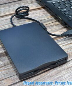 Nice2MiTu 3.5" USB External Floppy Disk Drive Portable 1.44 MB FDD USB Drive Plug and Play for PC Windows 10 7 8 XP Vista Mac Black (1P) 1P 5 71fXzO2GuL