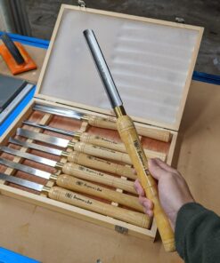 PSI Woodworking LCHSS8 Wood Lathe 8pc HSS Chisel Set 69 71fY3u91NeL