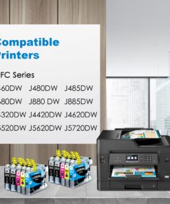 Alternative view of GALADA Compatible Ink Cartridge Replacement for Brother LC201 LC203 XL LC203XL for MFC J480DW MFC J485DW MFC J880DW MFC J460DW MFC J4620DW MFC J4420DW MFC J5520DW MFC J680DW Printer 10 Pack