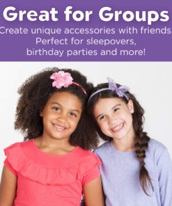Creativity for Kids Fashion Headband Making Kit - Makes 10 DIY Headbands, Arts and Craft Kits for Ages 5-7+, Kids Activities, Birthday Gifts for Girls Fashion Headbands 23 71fZVdytbLL