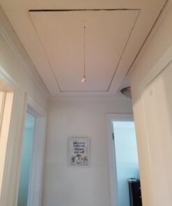 Attic Ease Pweter Rod AEPSP Ladder Pull System Kit Finish, Pewter 32 71fZdoV284L