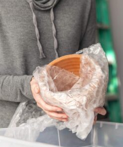 Duck Brand Large Bubble Wrap Roll, 5/16" Large Bubble Cushioning, 12" x 100', Perforated Every 12" (1061909) 12 in. x 100 ft. 14 71faLS86FML