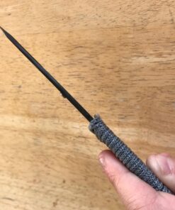 Master USA MU-1119GC Tactical Neck Knife, Black Blade, Cord-Wrapped Steel Handle, 6.75-Inch Overall, Grey Camo 41 71fb27M rbL