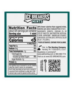 Alternative view of ICE BREAKERS Wintergreen Sugar Free Breath Mints Tins, 1.5 oz (8 Count) 1.5 Ounce (Pack of 8)