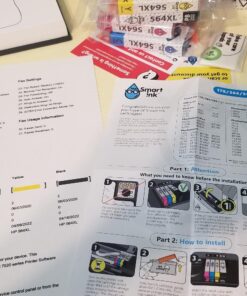 Smart Ink Compatible Ink Cartridge Replacement for HP 564 XL 564XL High Yield 10 Combo Pack (2 Black, 2PBK & 2 C/M/Y) for Photosmart 6525 6520 7520 5520 7510 5510 7525 DeskJet 3520 3522 OfficeJet 4620 34 71fdTMJZ4SL