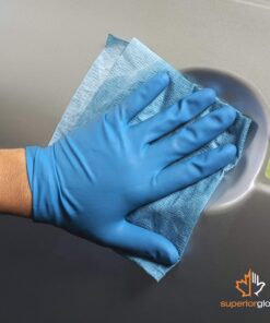 Superior Glove KeepKleen Contour Work Nitrile Gloves (100 Count) Latex Free Glove, Disposable Gloves, Powder Free, 9" Length - RDCNPF (Medium) Medium (100 Count) Blue 21 71fdqJASpSL