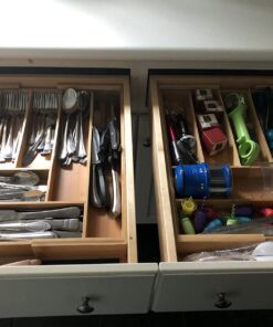 Totally Bamboo Kitchen Drawer Organizer, Expandable Silverware Organizer and Utensil Holder, 8 Compartments with Dividers 29 71fe4dQXOaL