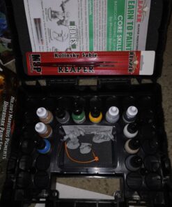 Reaper Miniatures 08906 Learn to Paint Kit Core Skills, Master Series Paint Box Set 70 71feV1hDIL