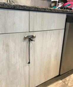 Kiscords Baby Safety Cabinet Locks for Knobs Child Safety Cabinet Latches for Home Safety Strap for Baby Proofing Cabinets Kitchen Door RV No Drill No Screw No Adhesive (Black) 33 71feu7xx6KL