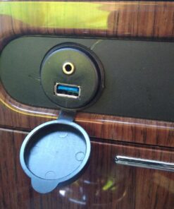 BATIGE USB 3.0 & 3.5mm Car Mount Flush Cable 3.5mm + USB3.0 AUX Extension Dash Panel Waterproof Mount Cable for Car Boat and Motorcycle - 3ft USB3.0 & DC3.5 3ft 51 71ff8w gLML