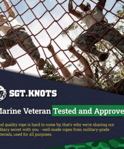 SGT KNOTS Twisted ProManila Rope - UnManila, Twisted 3 Strand Outdoor Rope, Lightweight Synthetic Rope for DIY Projects, Marine, Commercial (1/4" x 100ft) 1/4 inch x 100 ft 17 71ffCfmroTL