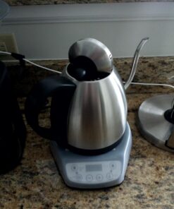 Bonavita 1L Digital Variable Temperature Gooseneck Electric Kettle for Coffee Brew and Tea Precise Pour Control, 6 Preset Temps, Café or Home Use, 1000 Watt, Stainless Steel Brushed Stainless Steel 31 71ffXIdWBL