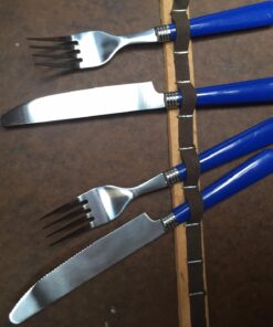 Stansport 24-Piece Enamel Camping Tableware Set Blue 36 71ffptVVx0L