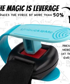 UnbuckleMe Car Seat Buckle Release Tool - Easy Opener Aid for Arthritis, Long Nails, Older Kids - Button Pusher for Infant, Toddler, Convertible 5 pt Harness car Seats - As Seen on Shark Tank (Aqua) Aqua Blue 21 71fg3hXXnQL
