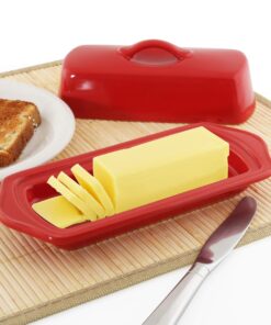 Chantal Large Butter Dish, True Red Full Size Butter 22 71fgFJ2D8KL
